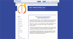 Desktop Screenshot of bbtministries.org